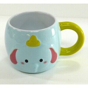 DISNEY STORE EXCLUSIVE Dumbo Elephant Tsum Tsum Mug Coffee Cup 3D LARGE